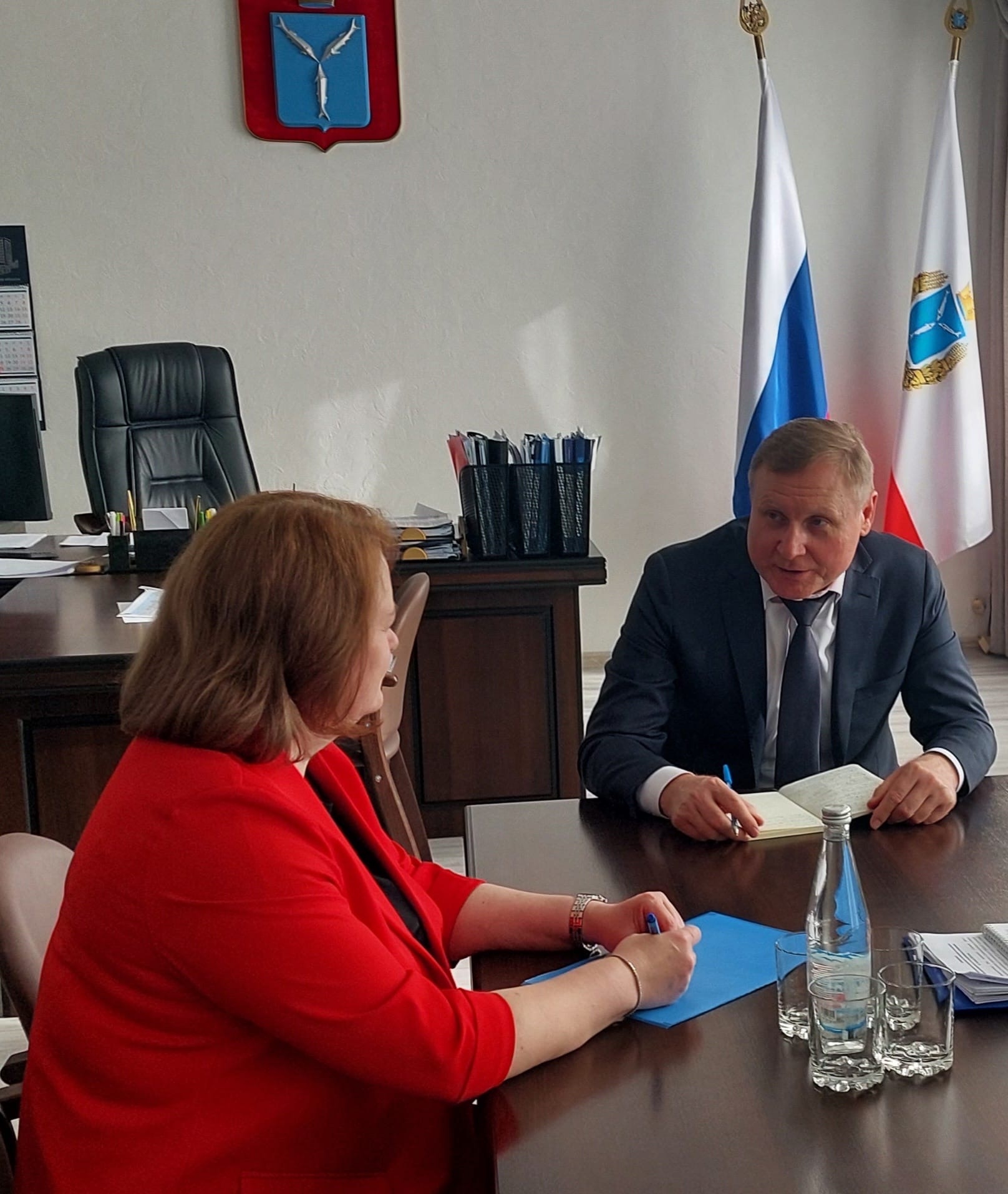 Встреча с заместителем Председателя Правительства Саратовской области В.В. Поповым